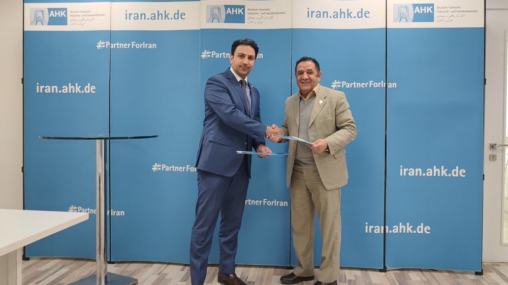 Cooperation agreement between the German-Iranian Chamber of Industry and Commerce and the Tehran Printing and Packaging Union