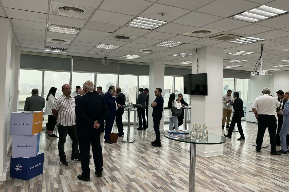 German-Iranian Chamber of Industry and Commerce organized networking event for Agrofood Iran exhibitors